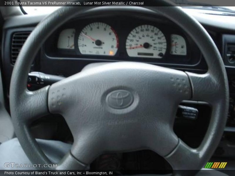Lunar Mist Silver Metallic / Charcoal 2001 Toyota Tacoma V6 PreRunner Xtracab