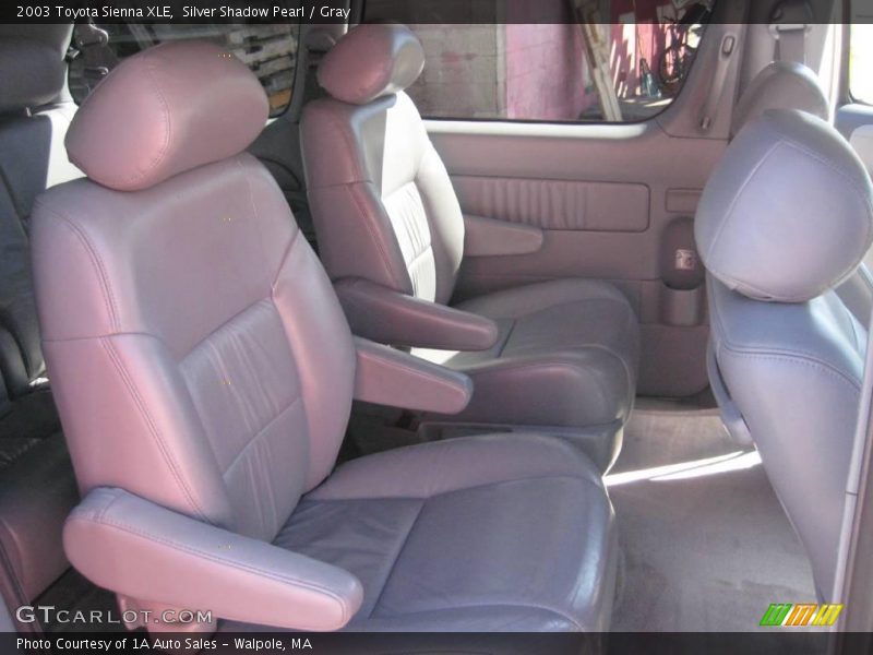 Silver Shadow Pearl / Gray 2003 Toyota Sienna XLE