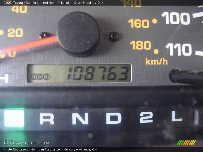 Millennium Silver Metallic / Oak 2002 Toyota 4Runner Limited 4x4