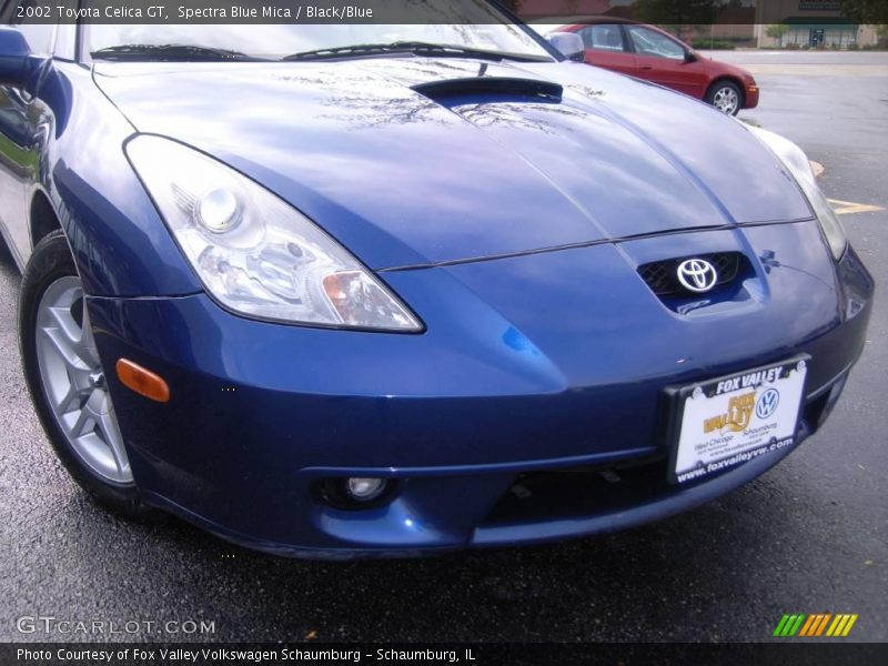 Spectra Blue Mica / Black/Blue 2002 Toyota Celica GT