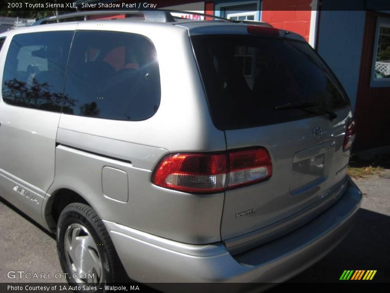 Silver Shadow Pearl / Gray 2003 Toyota Sienna XLE