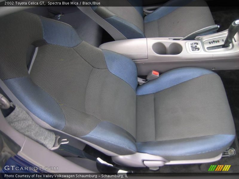 Spectra Blue Mica / Black/Blue 2002 Toyota Celica GT
