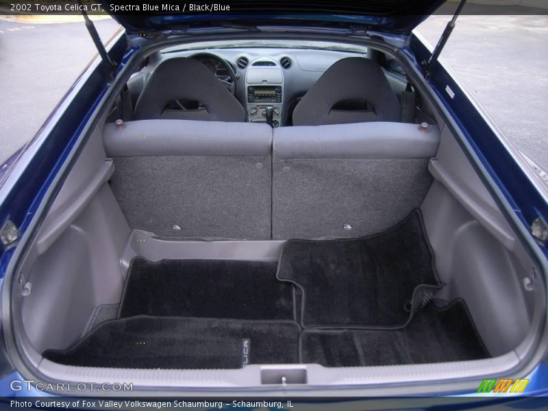 Spectra Blue Mica / Black/Blue 2002 Toyota Celica GT