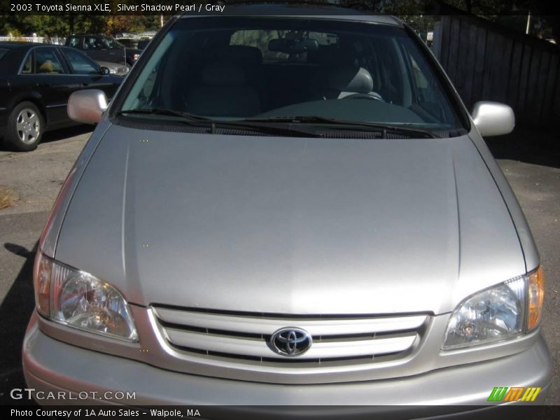 Silver Shadow Pearl / Gray 2003 Toyota Sienna XLE