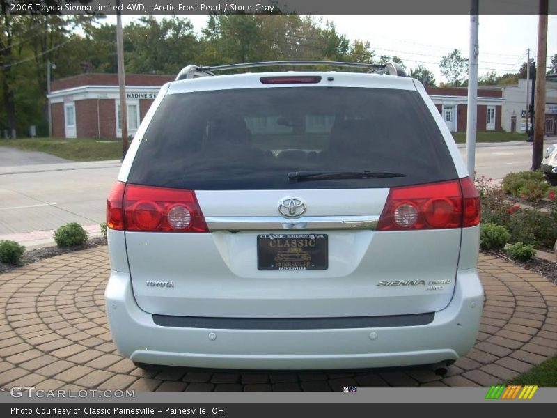 Arctic Frost Pearl / Stone Gray 2006 Toyota Sienna Limited AWD