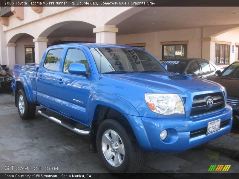 Speedway Blue / Graphite Gray 2006 Toyota Tacoma V6 PreRunner TRD Double Cab