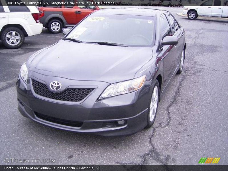 Magnetic Gray Metallic / Dark Charcoal 2008 Toyota Camry SE V6