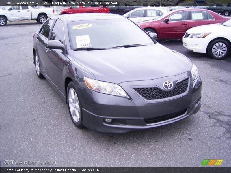 Magnetic Gray Metallic / Dark Charcoal 2008 Toyota Camry SE V6