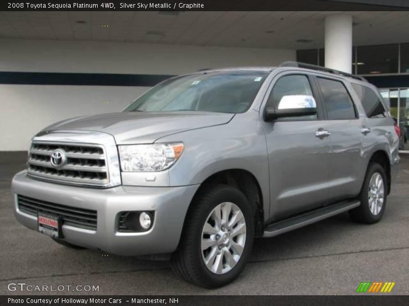 Silver Sky Metallic / Graphite 2008 Toyota Sequoia Platinum 4WD