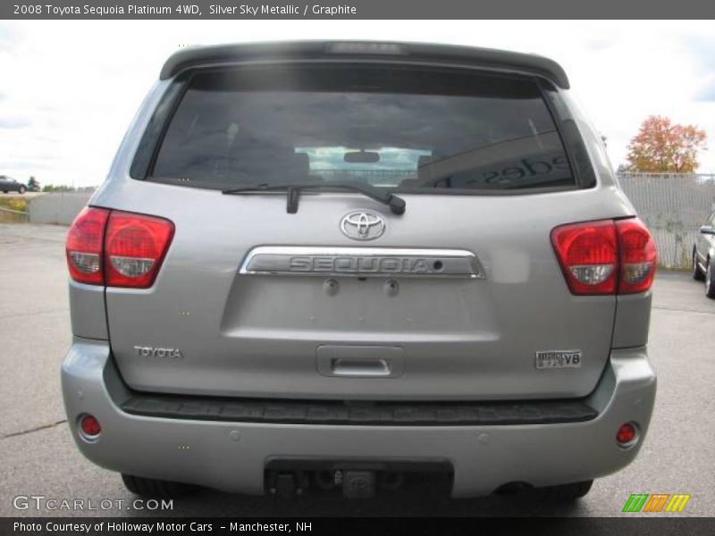 Silver Sky Metallic / Graphite 2008 Toyota Sequoia Platinum 4WD