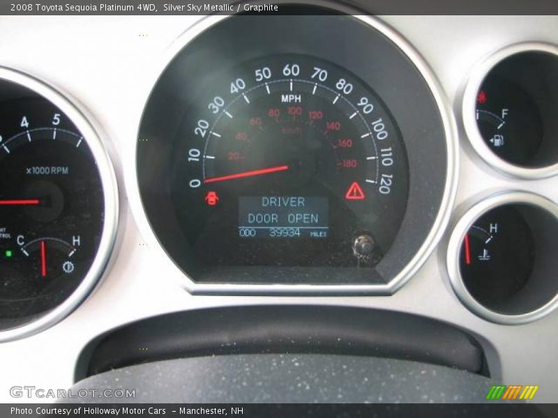Silver Sky Metallic / Graphite 2008 Toyota Sequoia Platinum 4WD