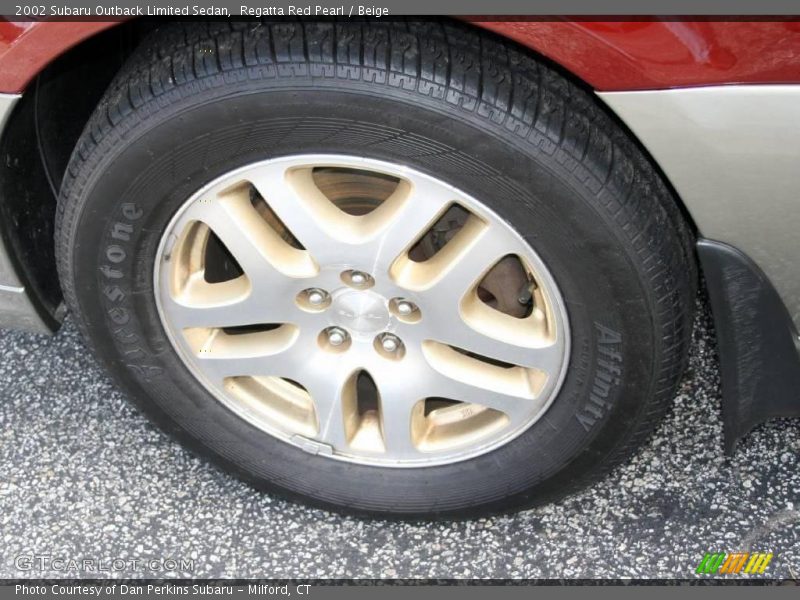 Regatta Red Pearl / Beige 2002 Subaru Outback Limited Sedan