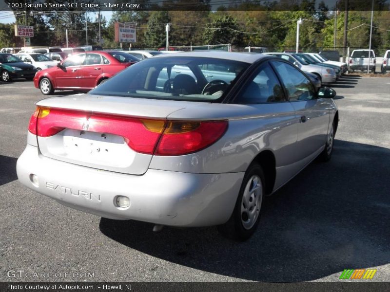 Silver / Gray 2001 Saturn S Series SC1 Coupe