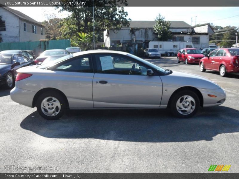 Silver / Gray 2001 Saturn S Series SC1 Coupe