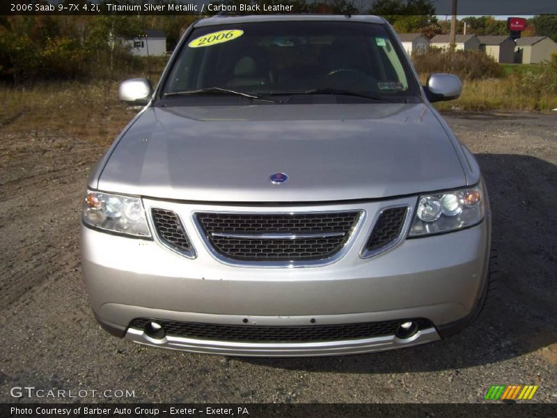 Titanium Silver Metallic / Carbon Black Leather 2006 Saab 9-7X 4.2i