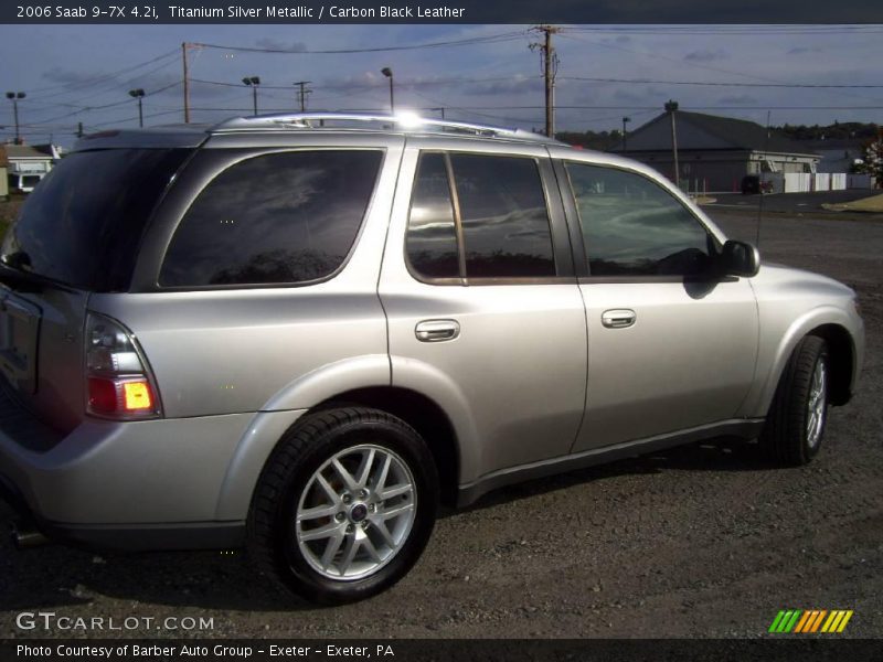Titanium Silver Metallic / Carbon Black Leather 2006 Saab 9-7X 4.2i