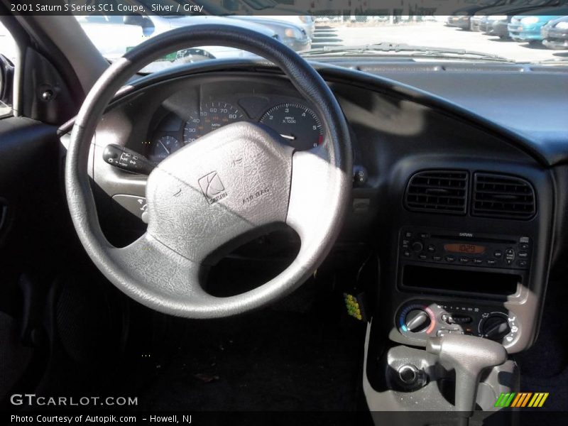 Silver / Gray 2001 Saturn S Series SC1 Coupe