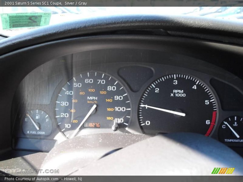 Silver / Gray 2001 Saturn S Series SC1 Coupe