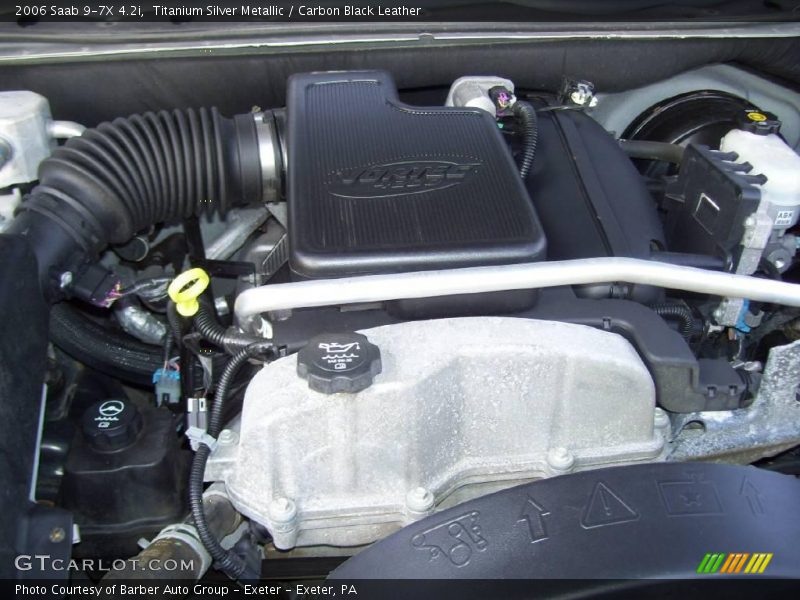 Titanium Silver Metallic / Carbon Black Leather 2006 Saab 9-7X 4.2i
