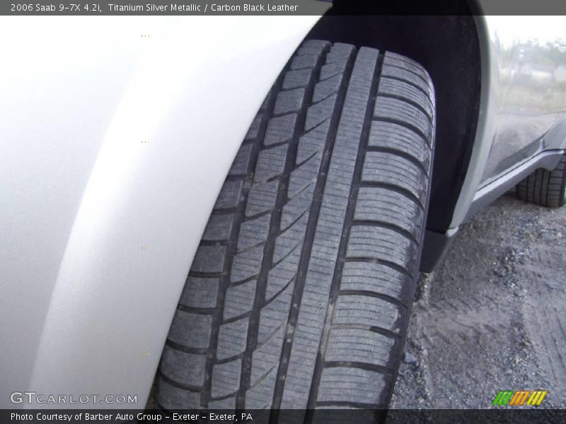 Titanium Silver Metallic / Carbon Black Leather 2006 Saab 9-7X 4.2i