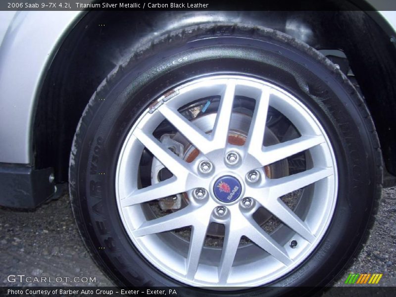 Titanium Silver Metallic / Carbon Black Leather 2006 Saab 9-7X 4.2i