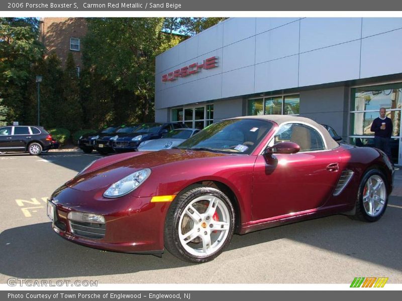 Carmon Red Metallic / Sand Beige 2006 Porsche Boxster S