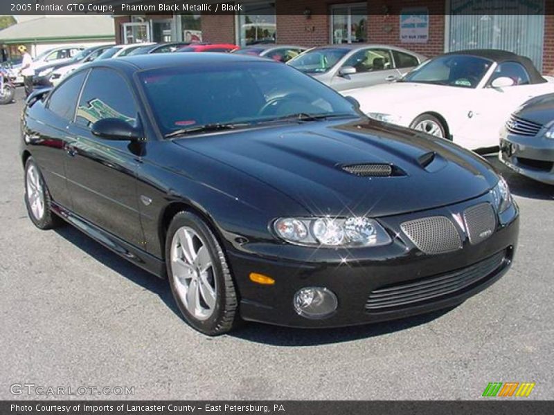 Phantom Black Metallic / Black 2005 Pontiac GTO Coupe