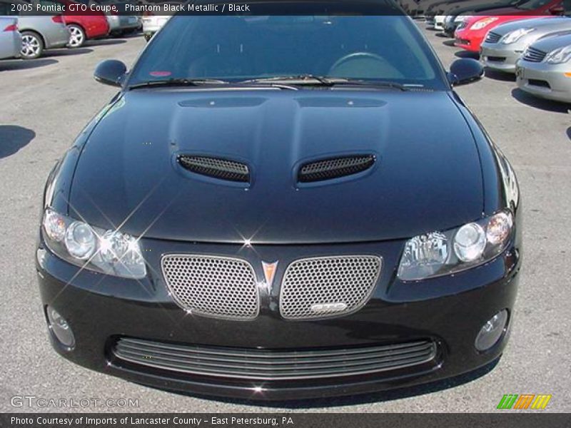 Phantom Black Metallic / Black 2005 Pontiac GTO Coupe