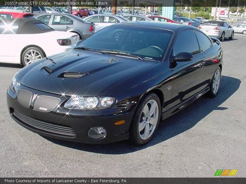 Phantom Black Metallic / Black 2005 Pontiac GTO Coupe