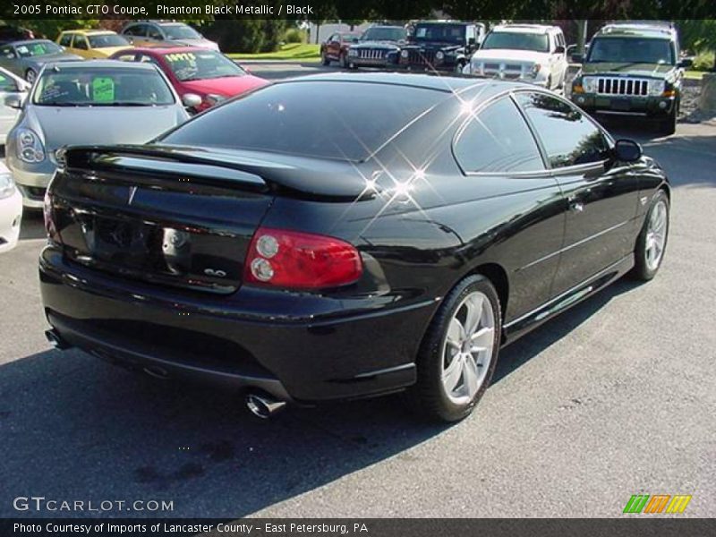 Phantom Black Metallic / Black 2005 Pontiac GTO Coupe