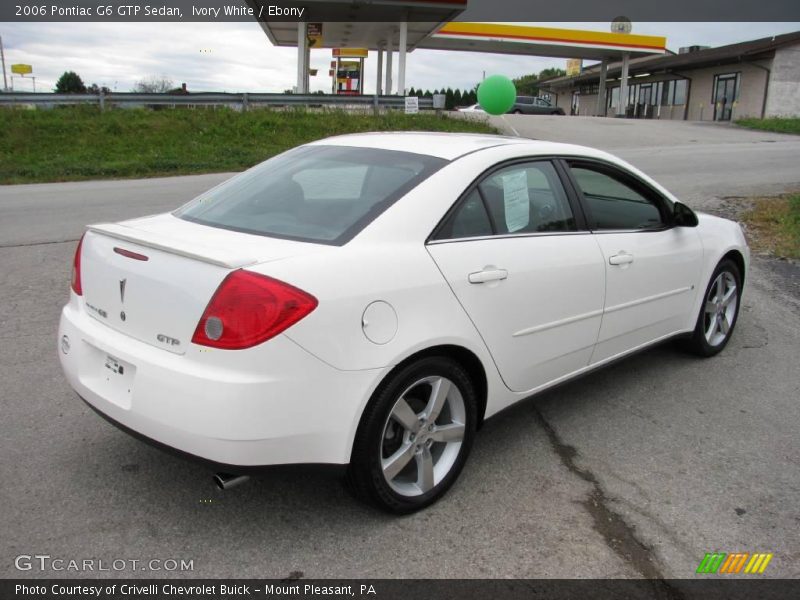 Ivory White / Ebony 2006 Pontiac G6 GTP Sedan
