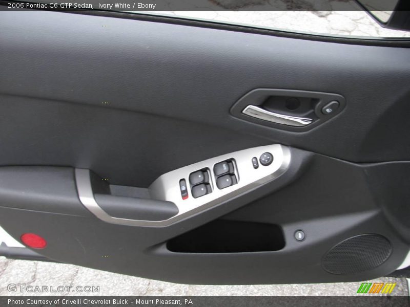Ivory White / Ebony 2006 Pontiac G6 GTP Sedan