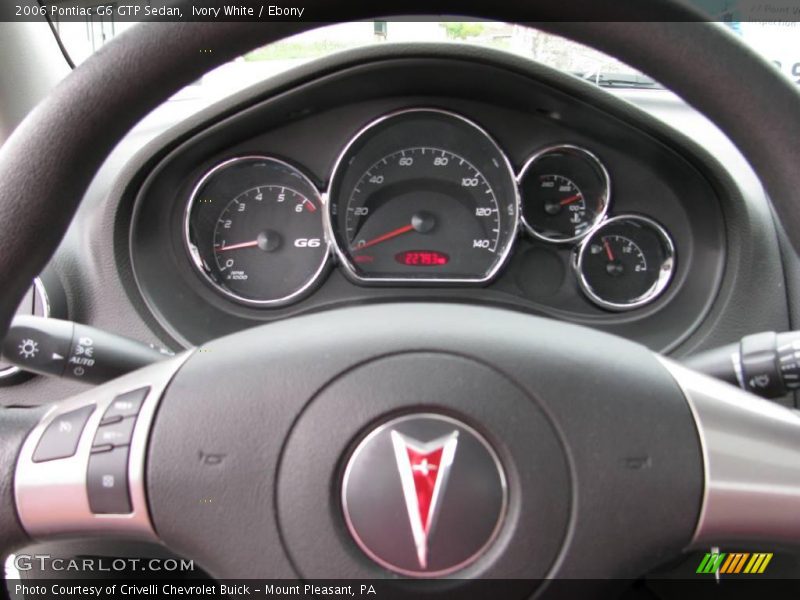 Ivory White / Ebony 2006 Pontiac G6 GTP Sedan