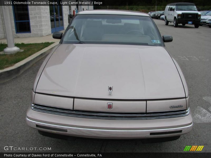 Light Camel Metallic / Beige 1991 Oldsmobile Toronado Coupe