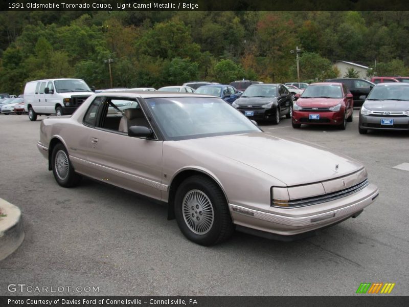 Light Camel Metallic / Beige 1991 Oldsmobile Toronado Coupe