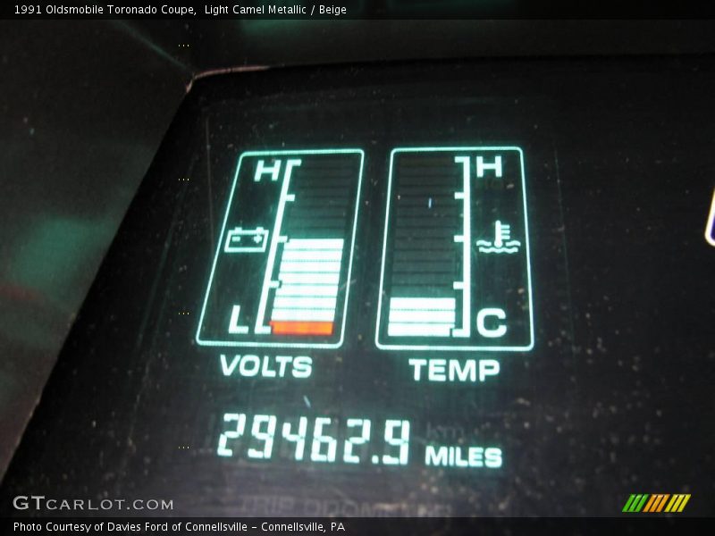 Light Camel Metallic / Beige 1991 Oldsmobile Toronado Coupe