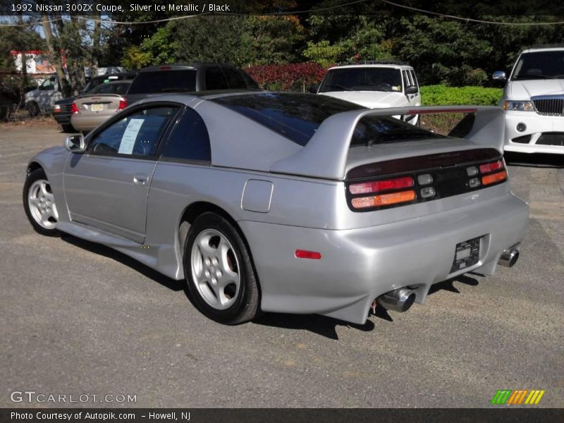 Silver Ice Metallic / Black 1992 Nissan 300ZX Coupe
