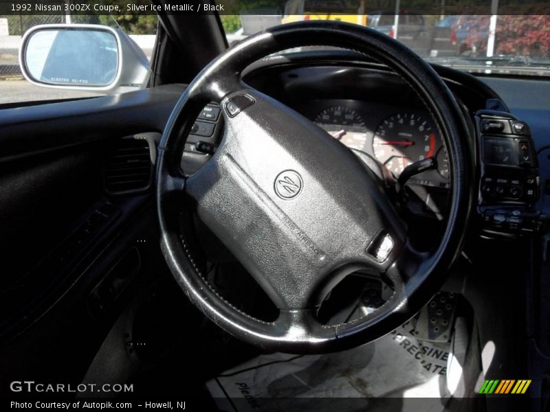 Silver Ice Metallic / Black 1992 Nissan 300ZX Coupe