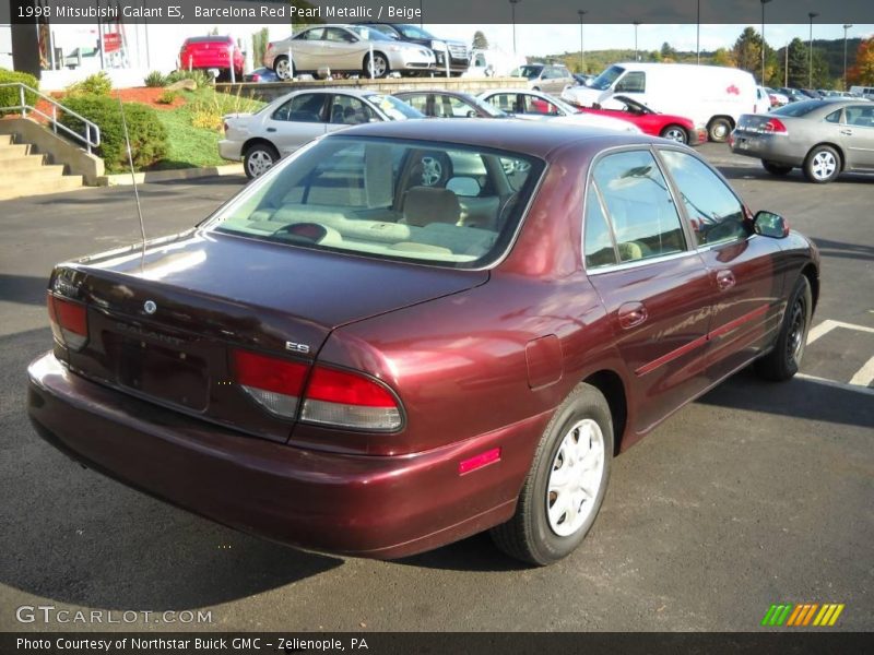 Barcelona Red Pearl Metallic / Beige 1998 Mitsubishi Galant ES