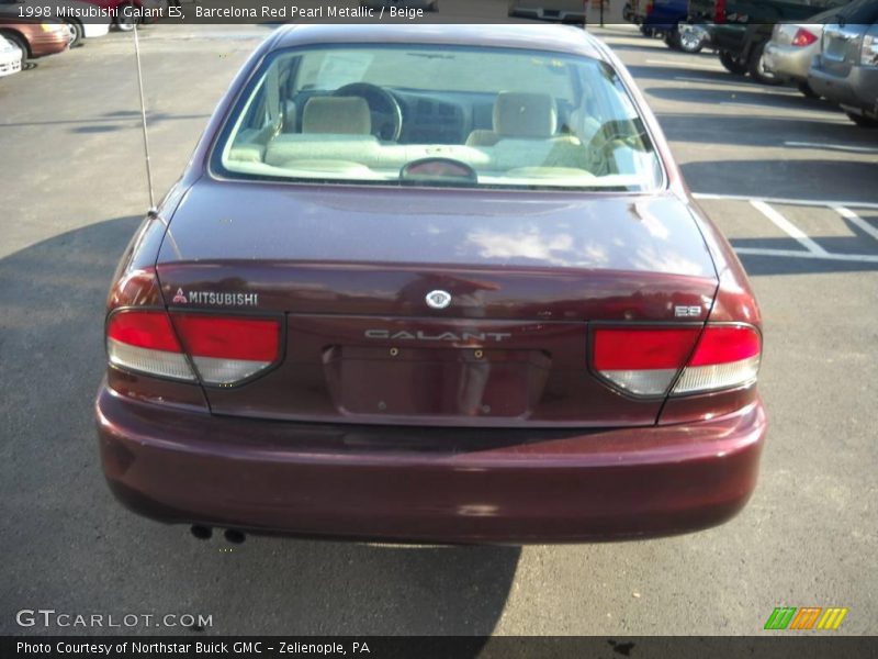 Barcelona Red Pearl Metallic / Beige 1998 Mitsubishi Galant ES