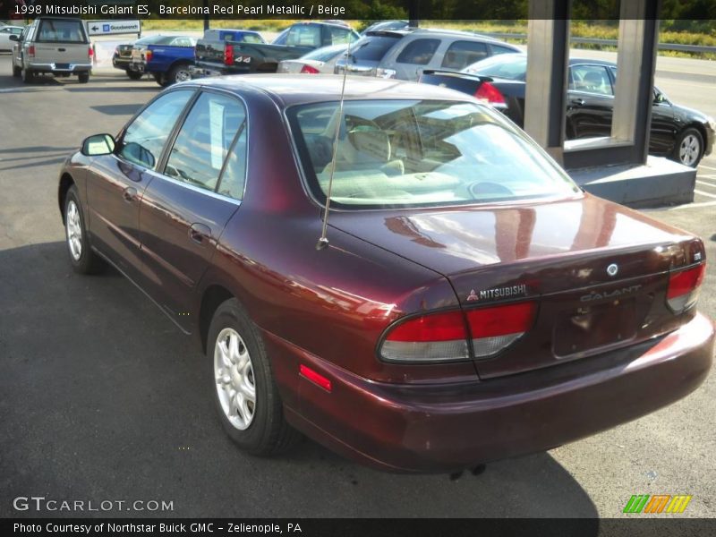 Barcelona Red Pearl Metallic / Beige 1998 Mitsubishi Galant ES