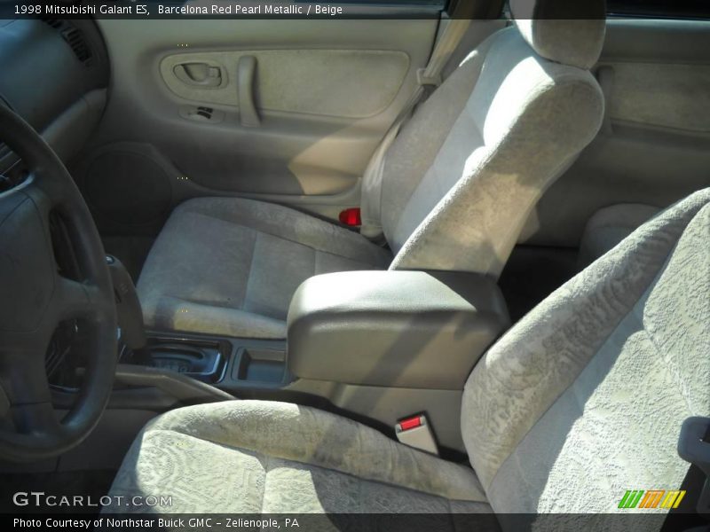 Barcelona Red Pearl Metallic / Beige 1998 Mitsubishi Galant ES