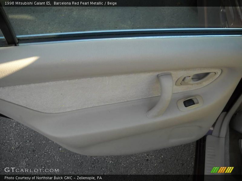 Barcelona Red Pearl Metallic / Beige 1998 Mitsubishi Galant ES
