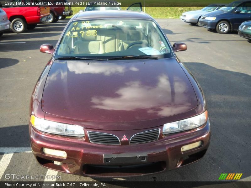 Barcelona Red Pearl Metallic / Beige 1998 Mitsubishi Galant ES