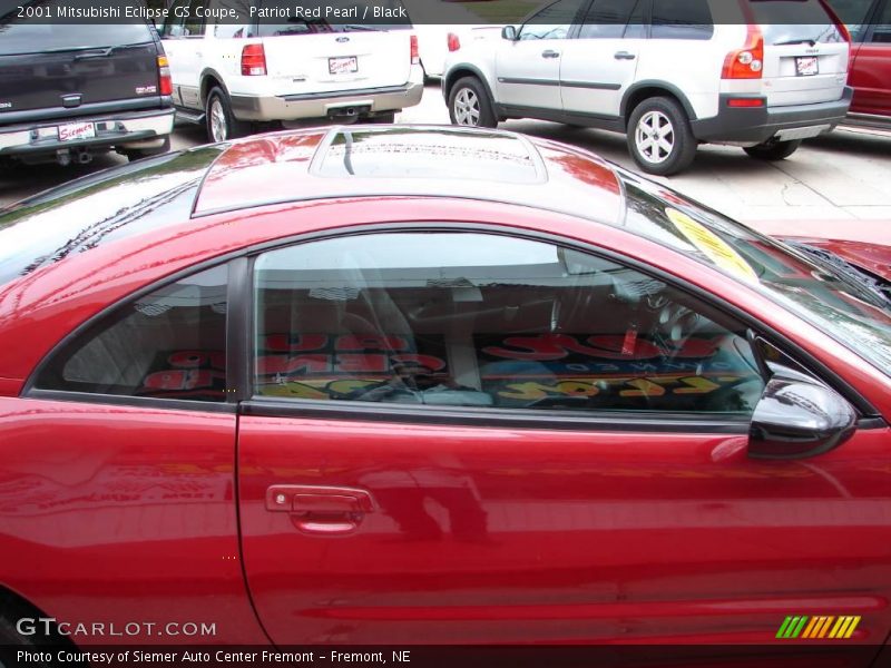 Patriot Red Pearl / Black 2001 Mitsubishi Eclipse GS Coupe