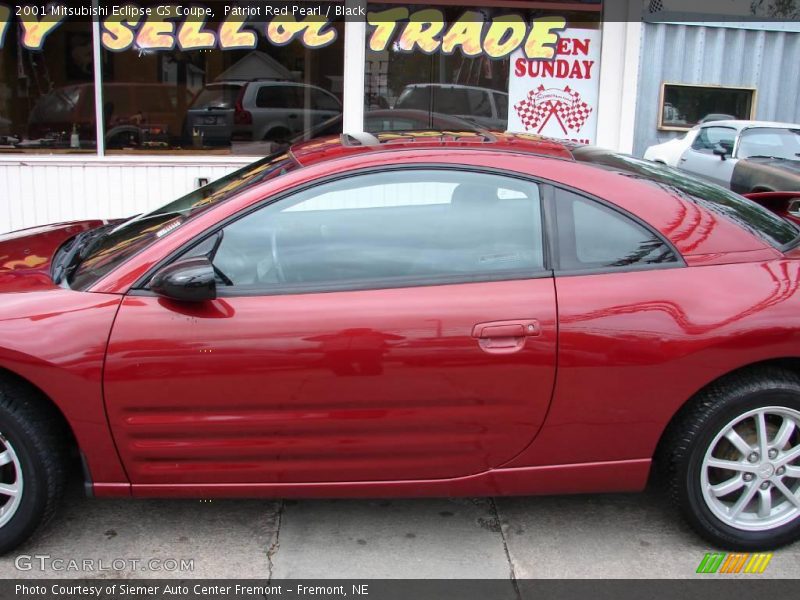 Patriot Red Pearl / Black 2001 Mitsubishi Eclipse GS Coupe