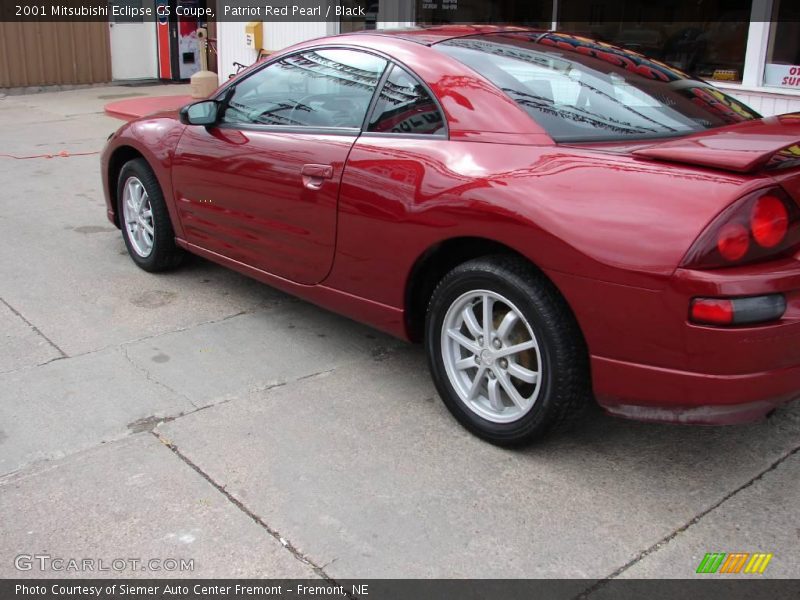 Patriot Red Pearl / Black 2001 Mitsubishi Eclipse GS Coupe