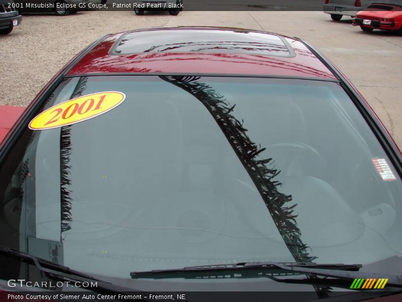 Patriot Red Pearl / Black 2001 Mitsubishi Eclipse GS Coupe