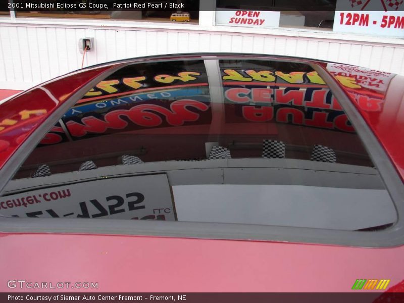 Patriot Red Pearl / Black 2001 Mitsubishi Eclipse GS Coupe