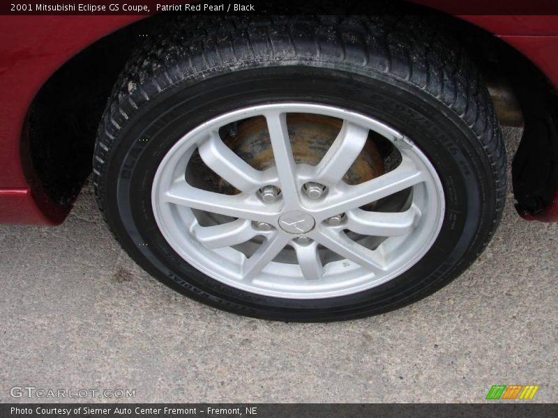 Patriot Red Pearl / Black 2001 Mitsubishi Eclipse GS Coupe